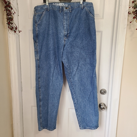 (873) Gander Mountain Men's Classic Relaxed Fit Straight leg Jeans, Size:44/32 - Picture 5 of 17